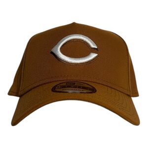 Cincinnati Reds New Era 9FORTY A-Frame Snapback Hat Carhartt Brown New